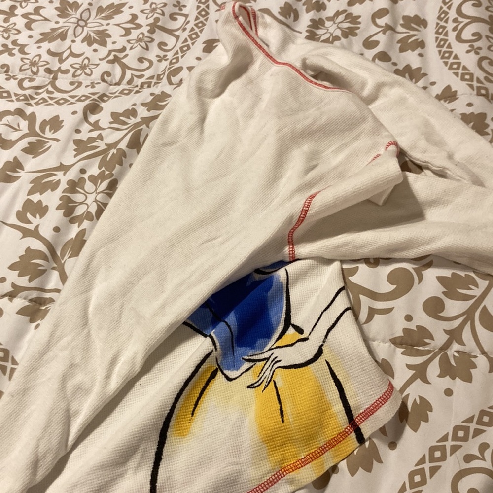 Disney Snow White waffle weave pajama top - Picture 4 of 5
